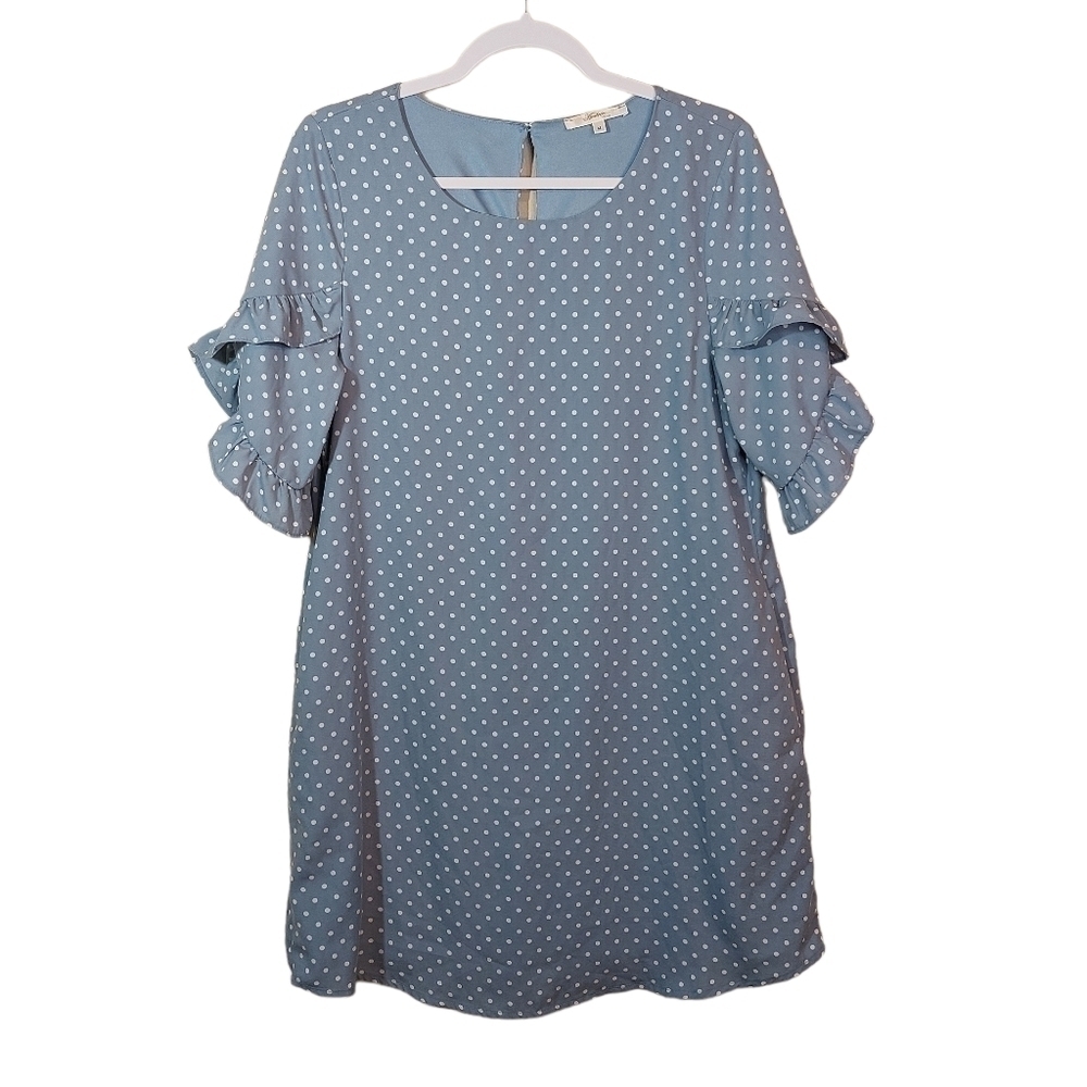 ANDREE LADIES 3/4 SLEEVE MIDI DRESS- M